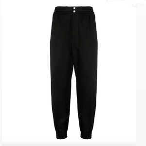 Alexander Mcqueen Black Cargo Trousers M/L $1290 made in Italy IT 50